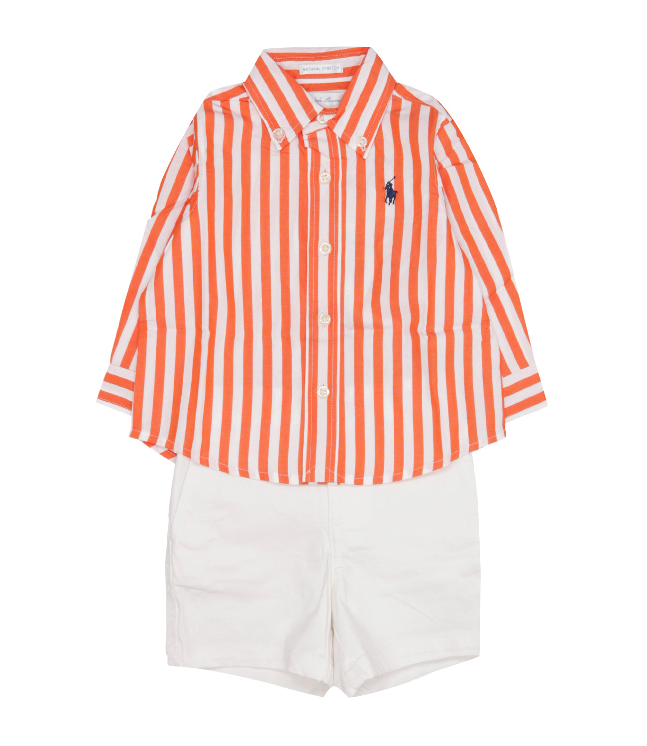Ralph Lauren Childrenswear | Set Camicia e Bermuda Arancio