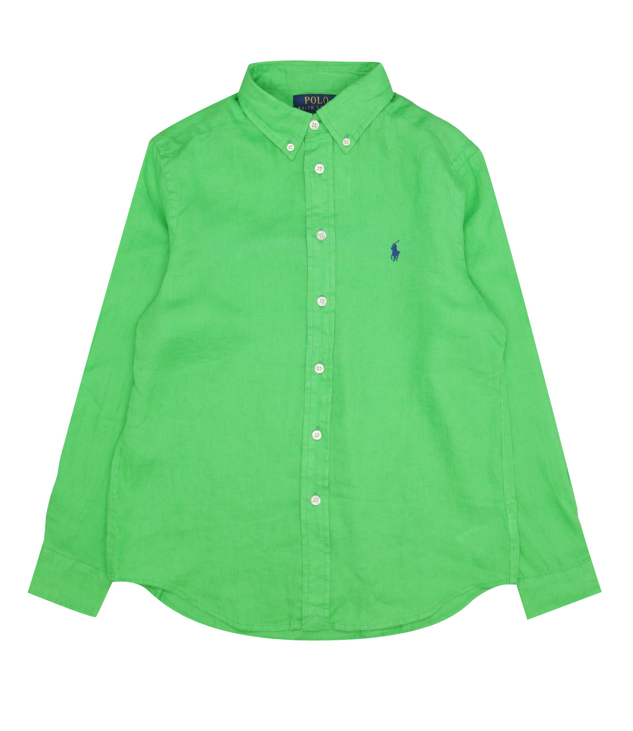 Ralph Lauren Childrenswear | Linen Shirt Green