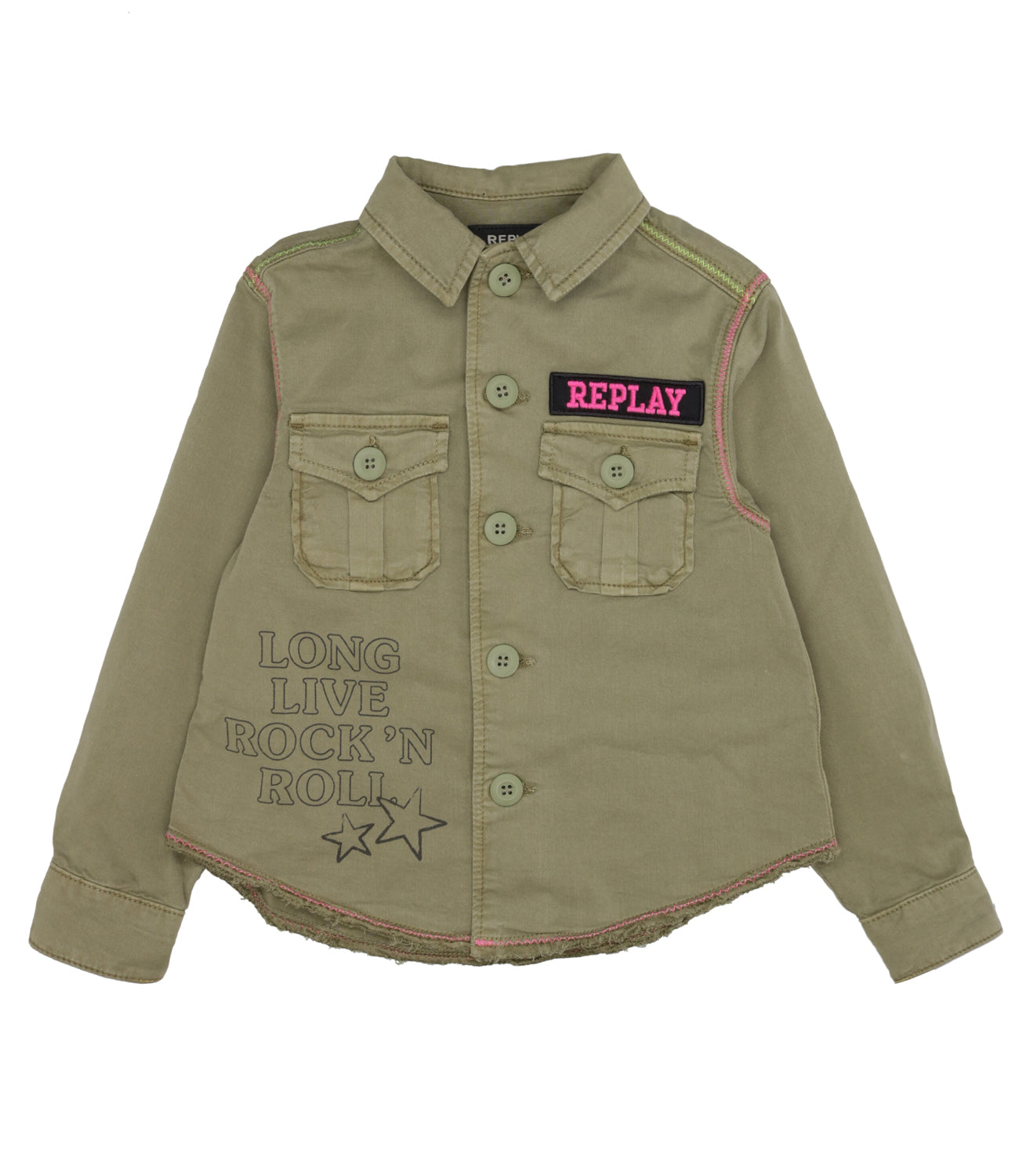Replay & Sons Junior | Military Green Jacket