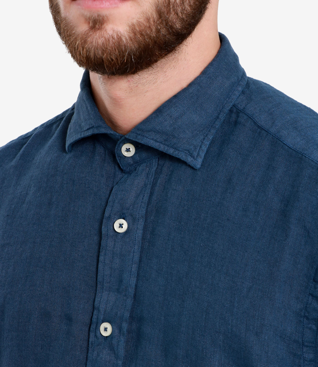 Roy Roger's Riviera | Camicia Pierce Blu Marino