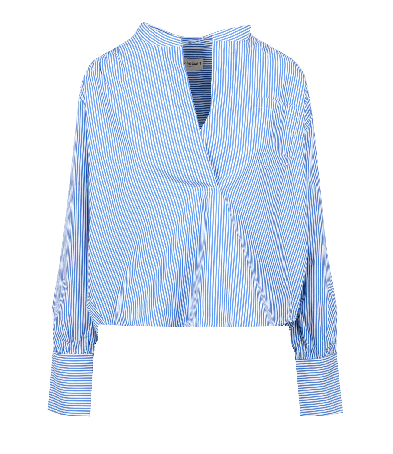 Roy Roger's | Bras White and Light Blue Blouse