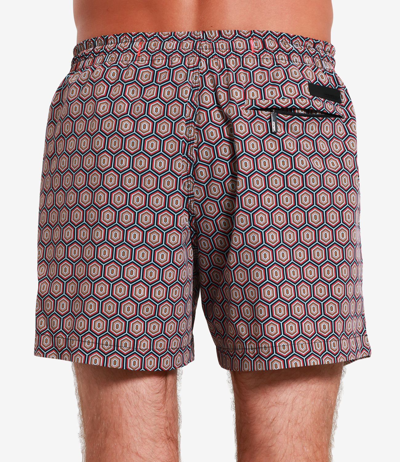 RRD | Costume Boxer Ucciucci Tramontana Bordeaux e Azzurro
