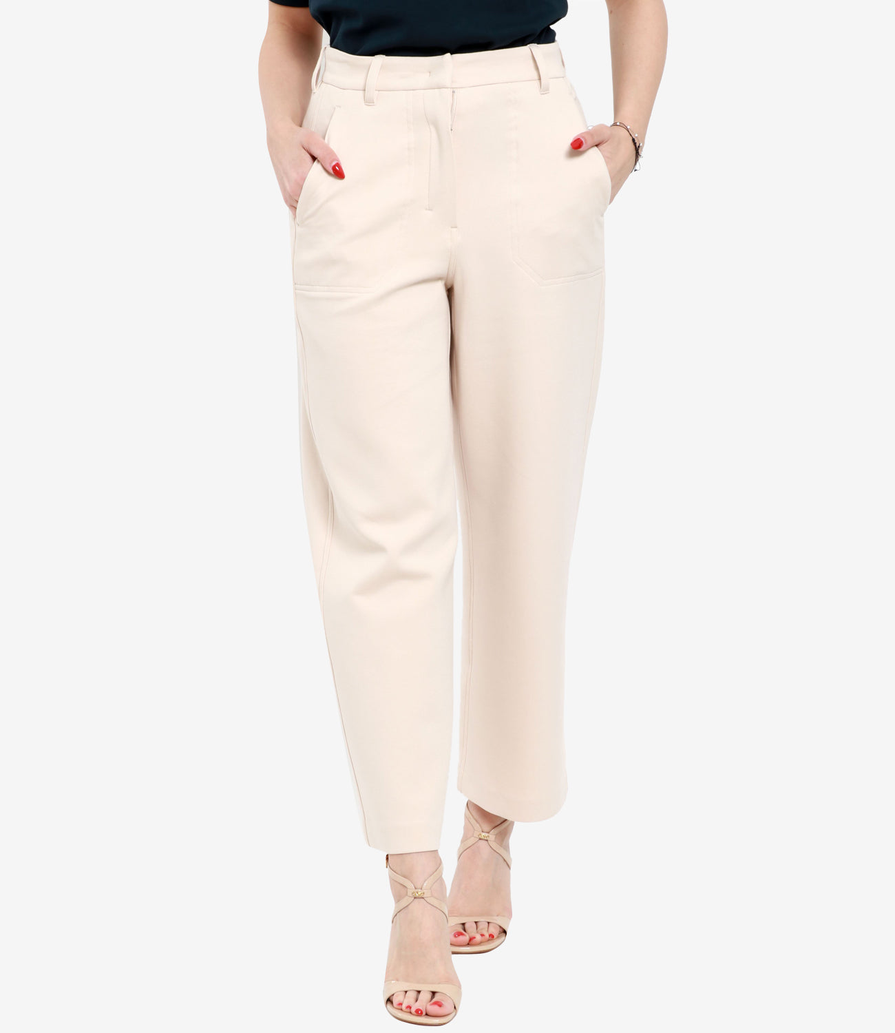 S Max Mara | Beige Dome Pant