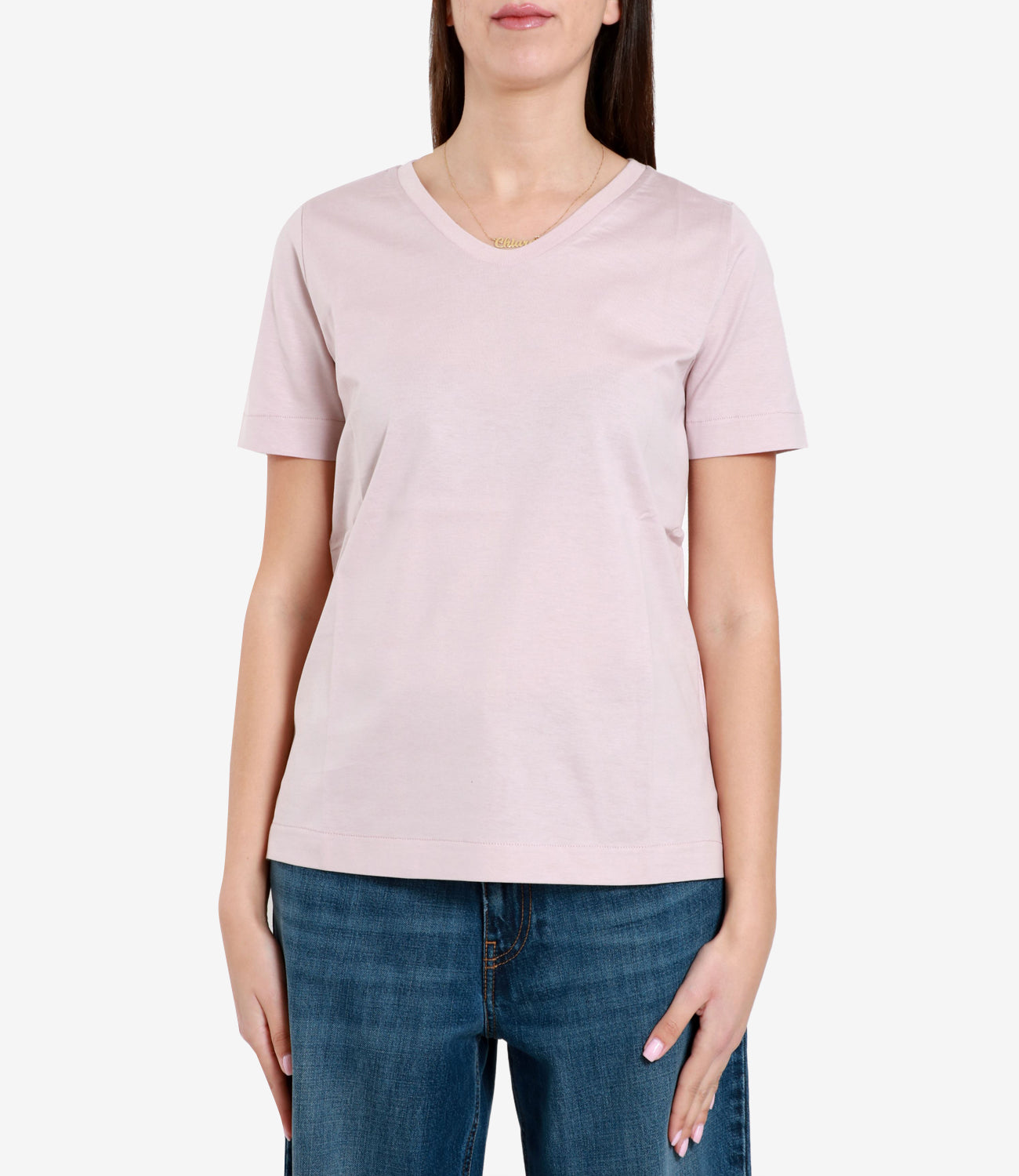 S Max Mara | T-Shirt Quito Rosa Antico