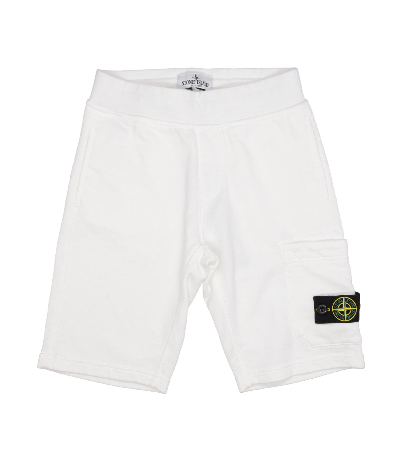 Stone Island Junior | White Sport Bermuda Shorts