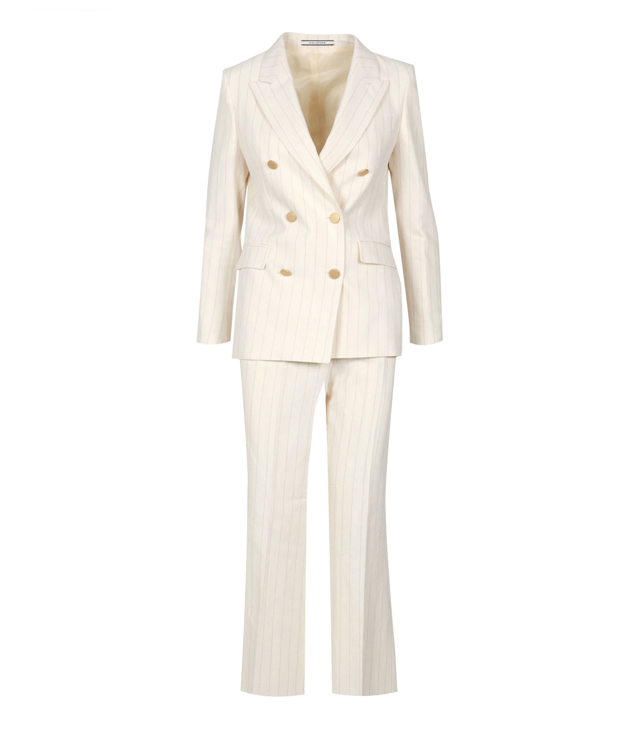 Tagliatore | Cream and Brown Dress