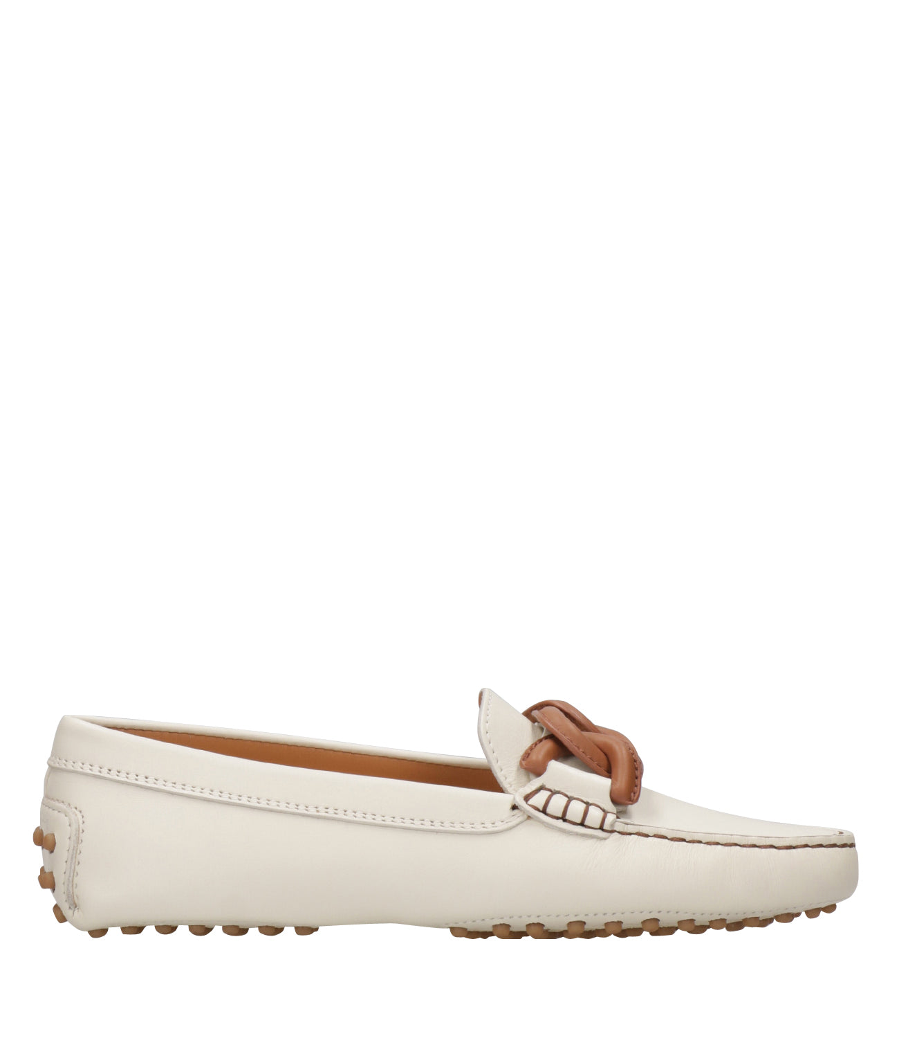 Tod's | Mocasino Bianco Latte
