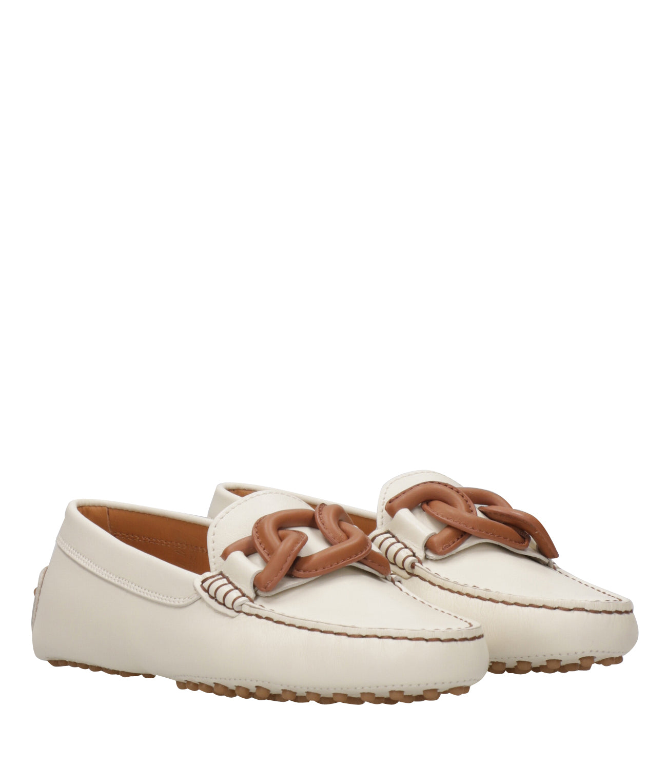 Tod's | Mocasino Bianco Latte