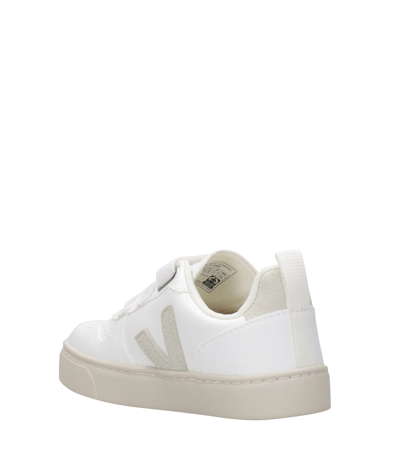 Veja Kids | Sneakers V-10 Velcro White and Ivory
