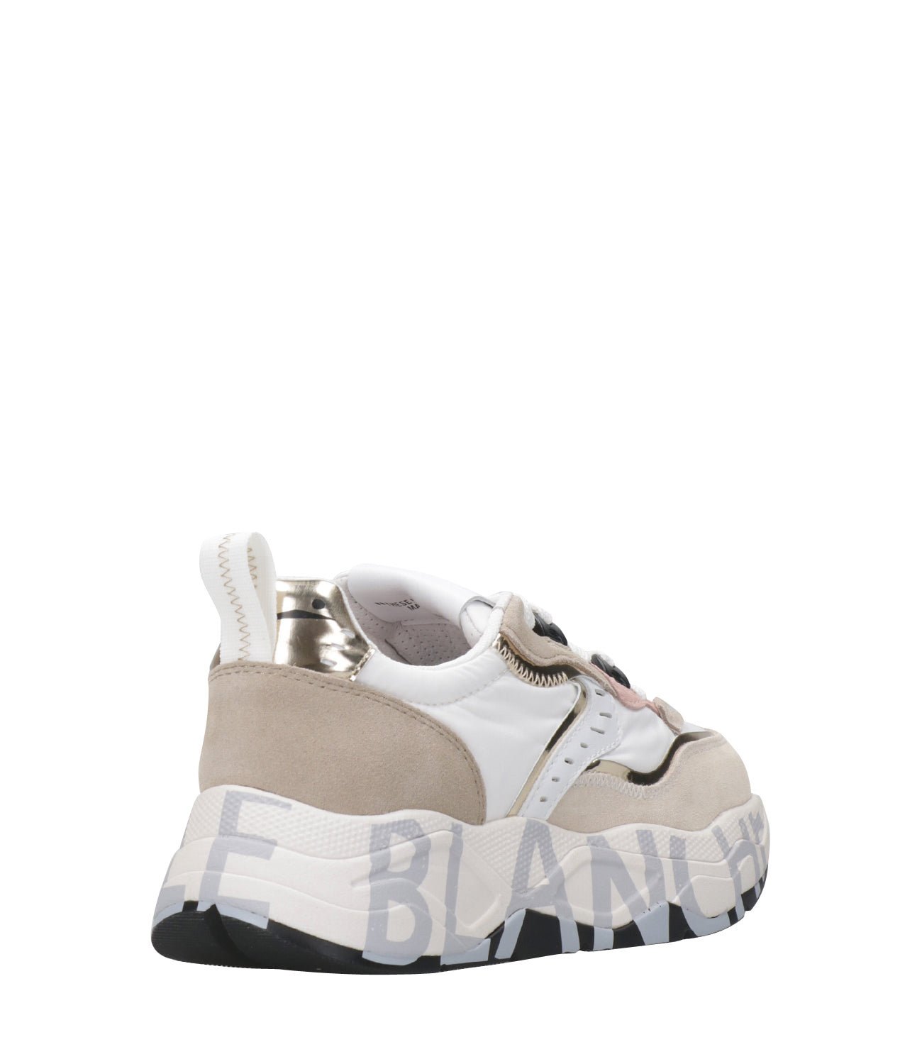 Voile Blanche | Sneakers Club105 Bianco, Sabbia e Platino