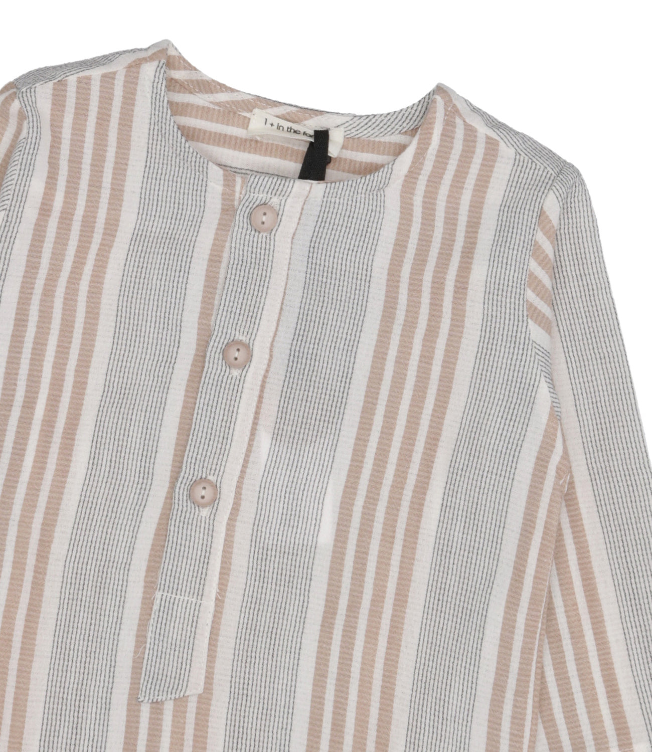 1+ in the family | Camicia Sabbia e Blu navy