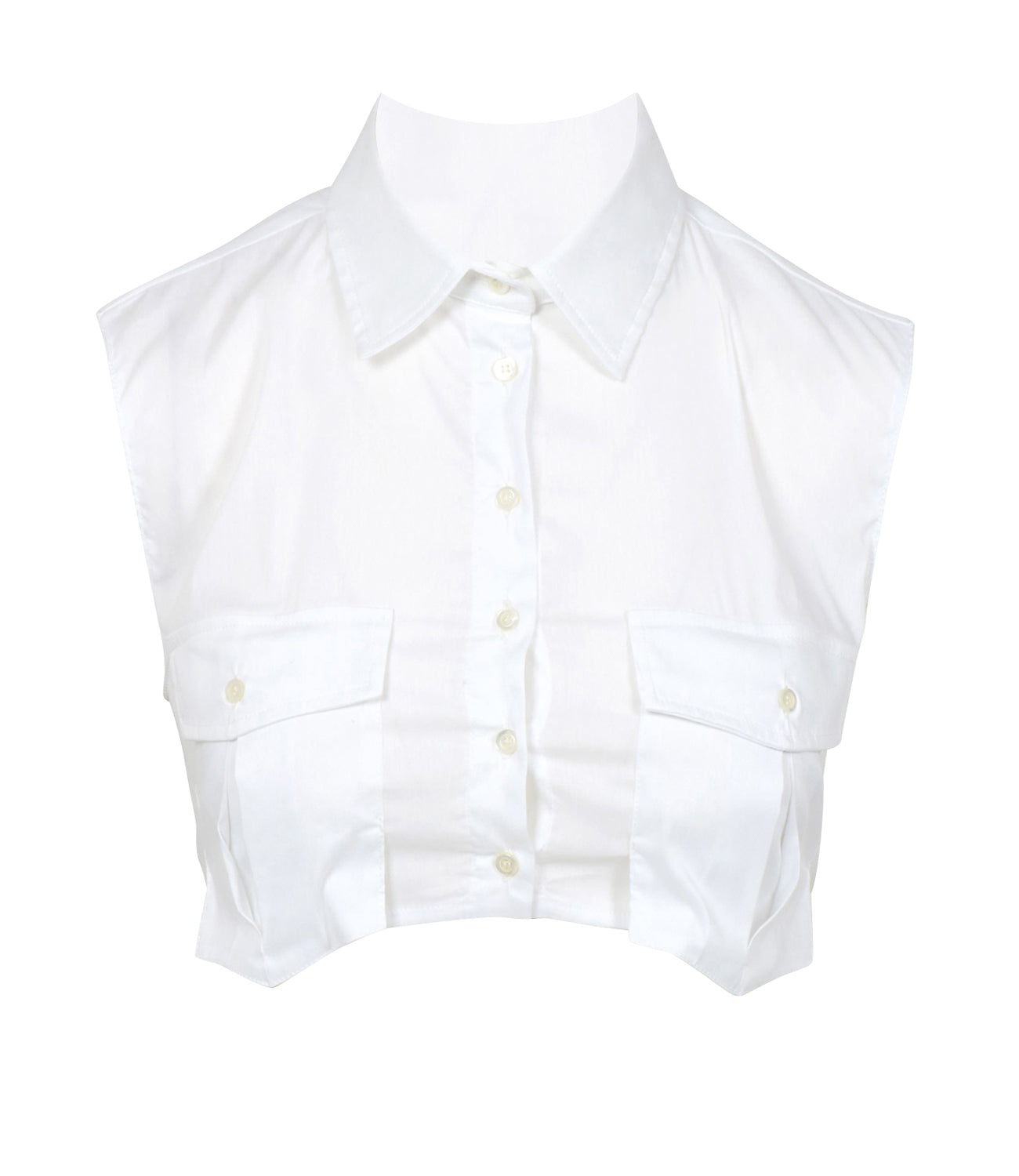 Aniye By | Crop Top Alpha Bianco