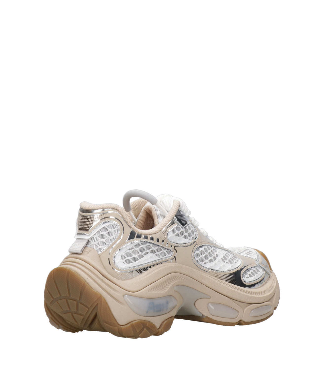 Ash Sport | Sneakers Play Argento e Ecru