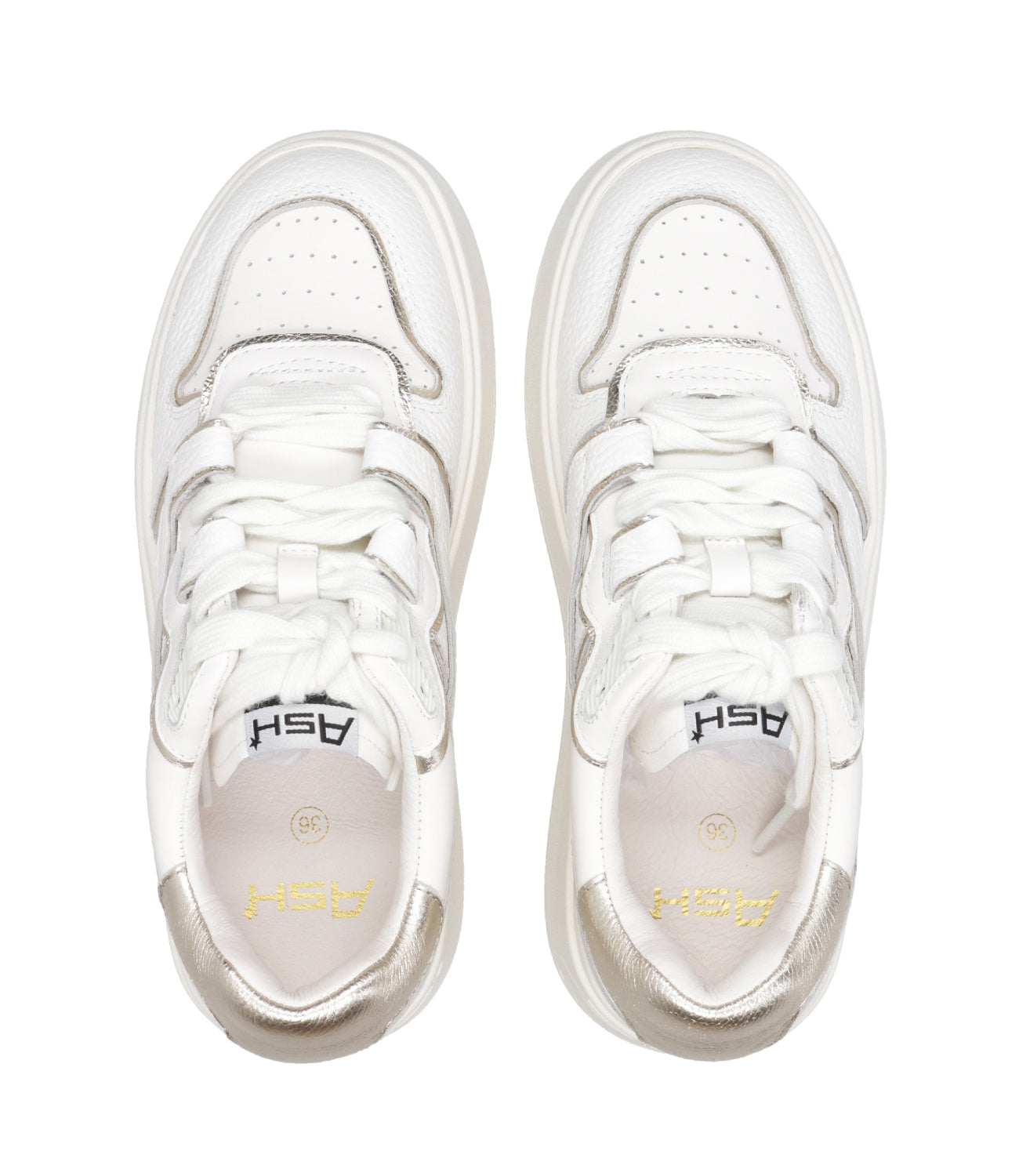 Ash Sport | Sneakers Match bis Avorio e Platino