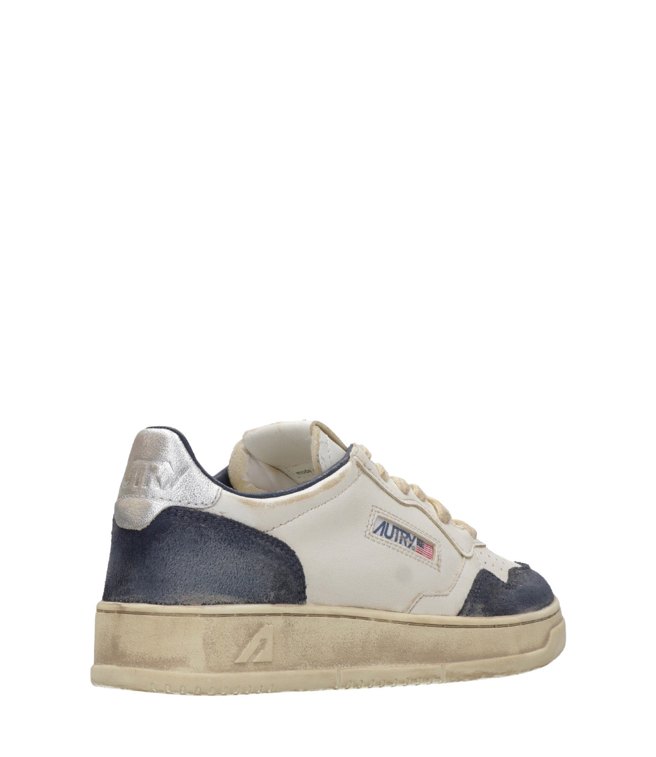 Autry | Sneakers Sup Vint Low Man Bianco e Blu