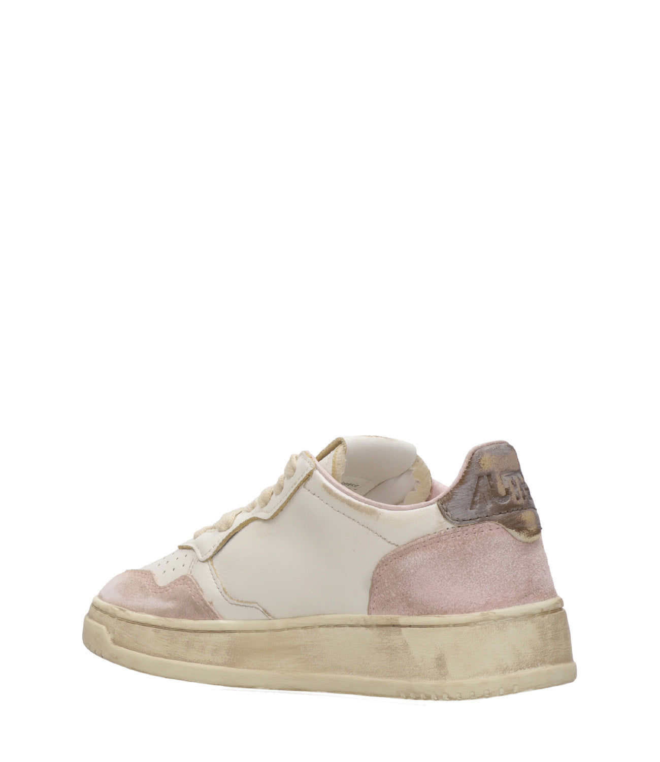 Autry | Sneakers Sup Vint Low Woman Rosa e Marrone