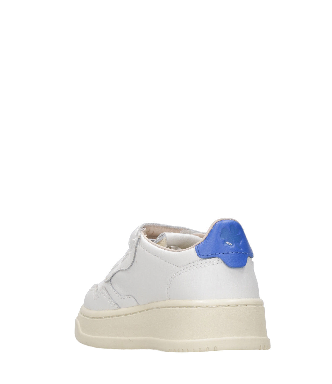 Autry Kids | Sneakers Kidstripes Low Bianco e Azzurro