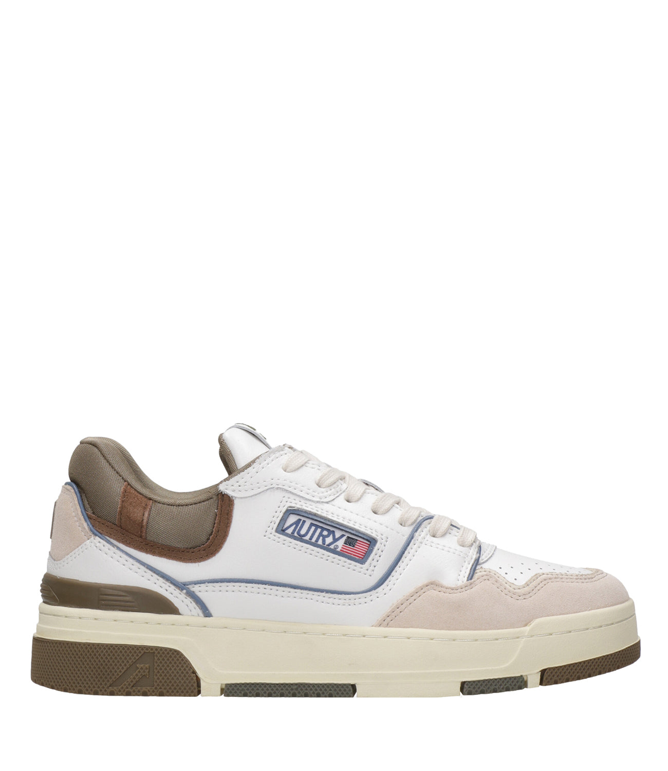Autry | Sneakers CLC Low Man Bianca e Tabacco