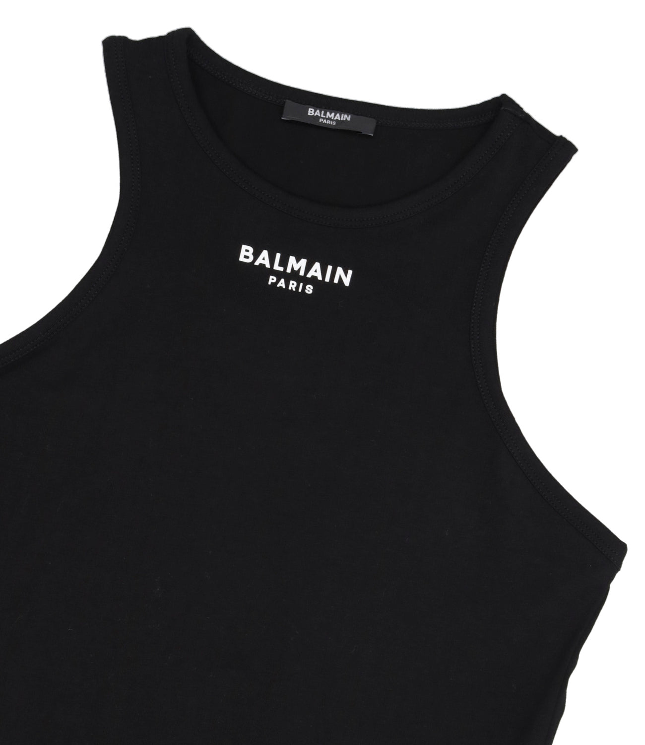 Balmain Kids | Black and White Tank Top