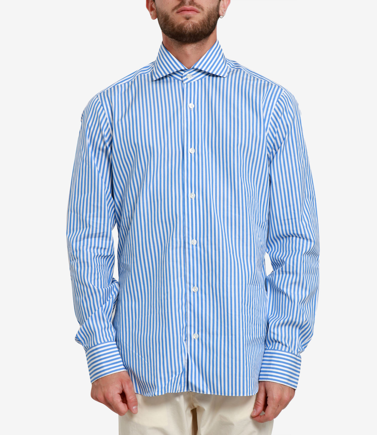 Barba | Camicia Bianca e Celeste