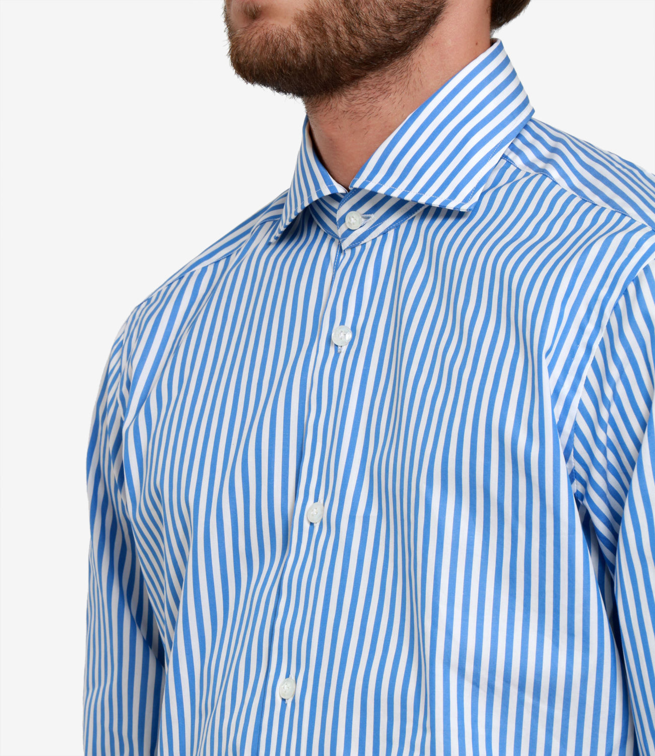 Barba | Camicia Bianca e Celeste