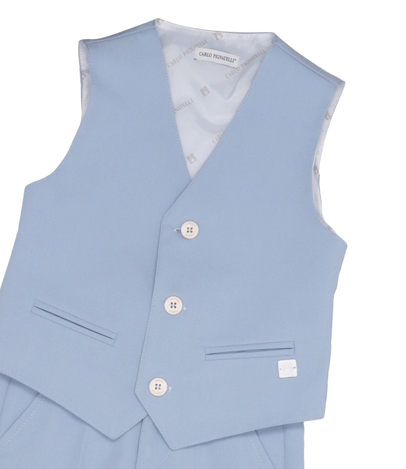 Carlo Pignatelli Junior | Set Gilet e Bermuda Celeste