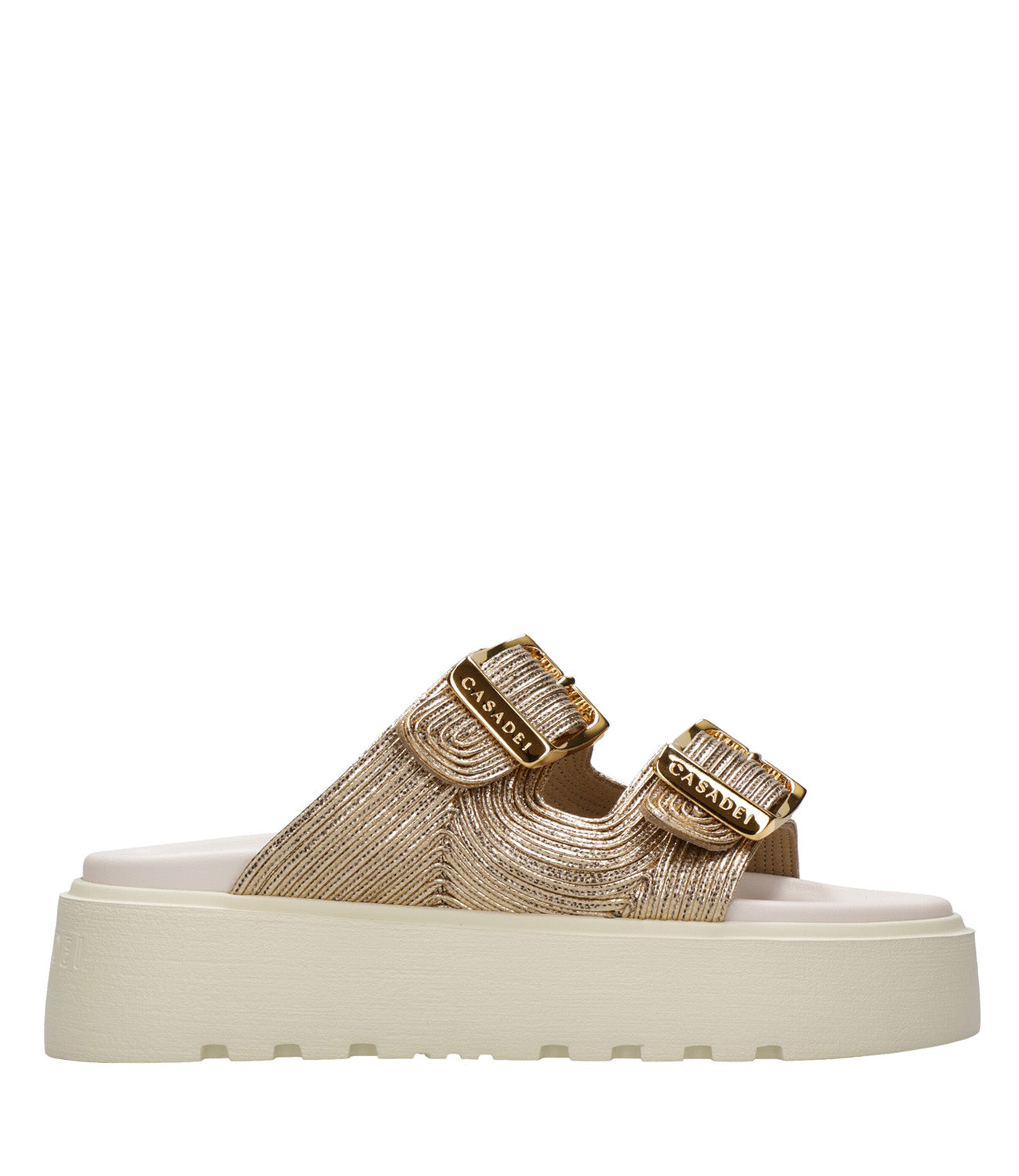 Casadei | Gold Ciabatta