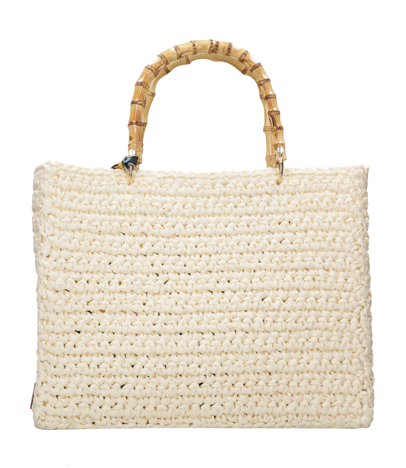 Chica | Borsa a Mano Luna Avorio