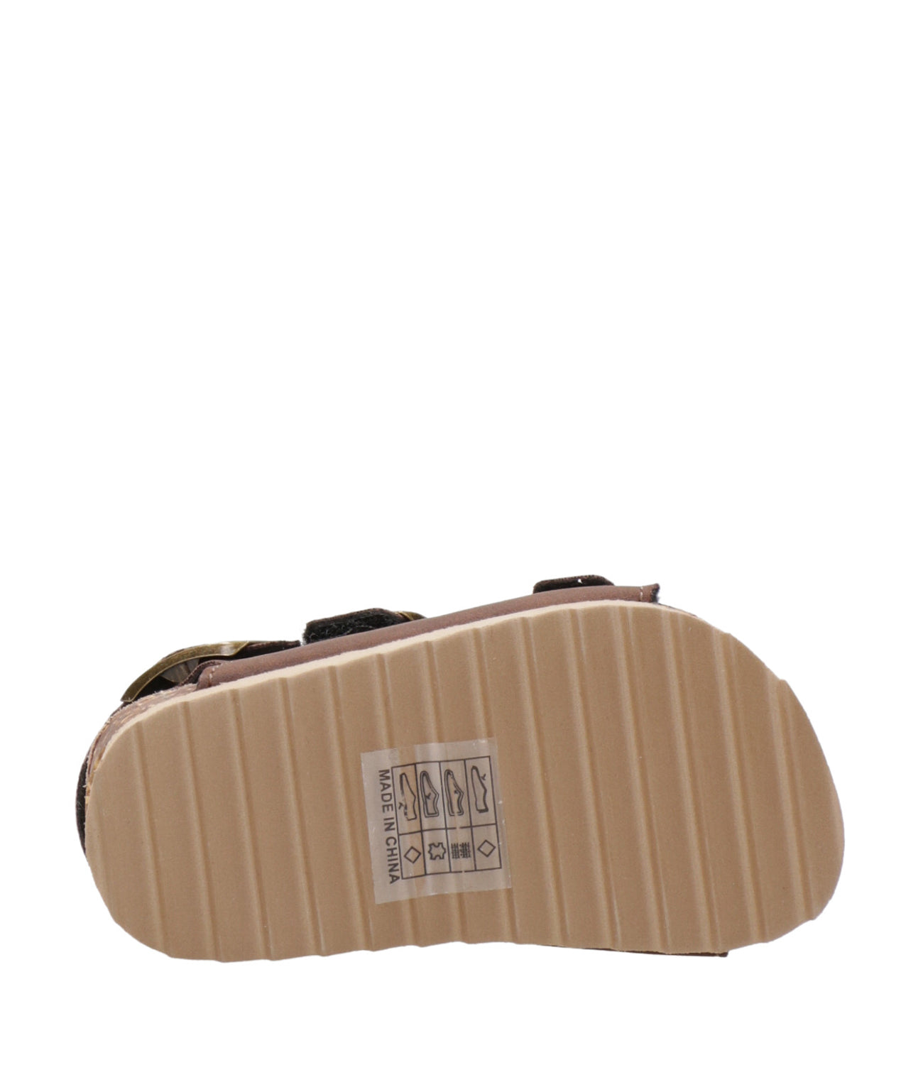 Colors of California Kids | Sandalo 3 Buckles Cognac