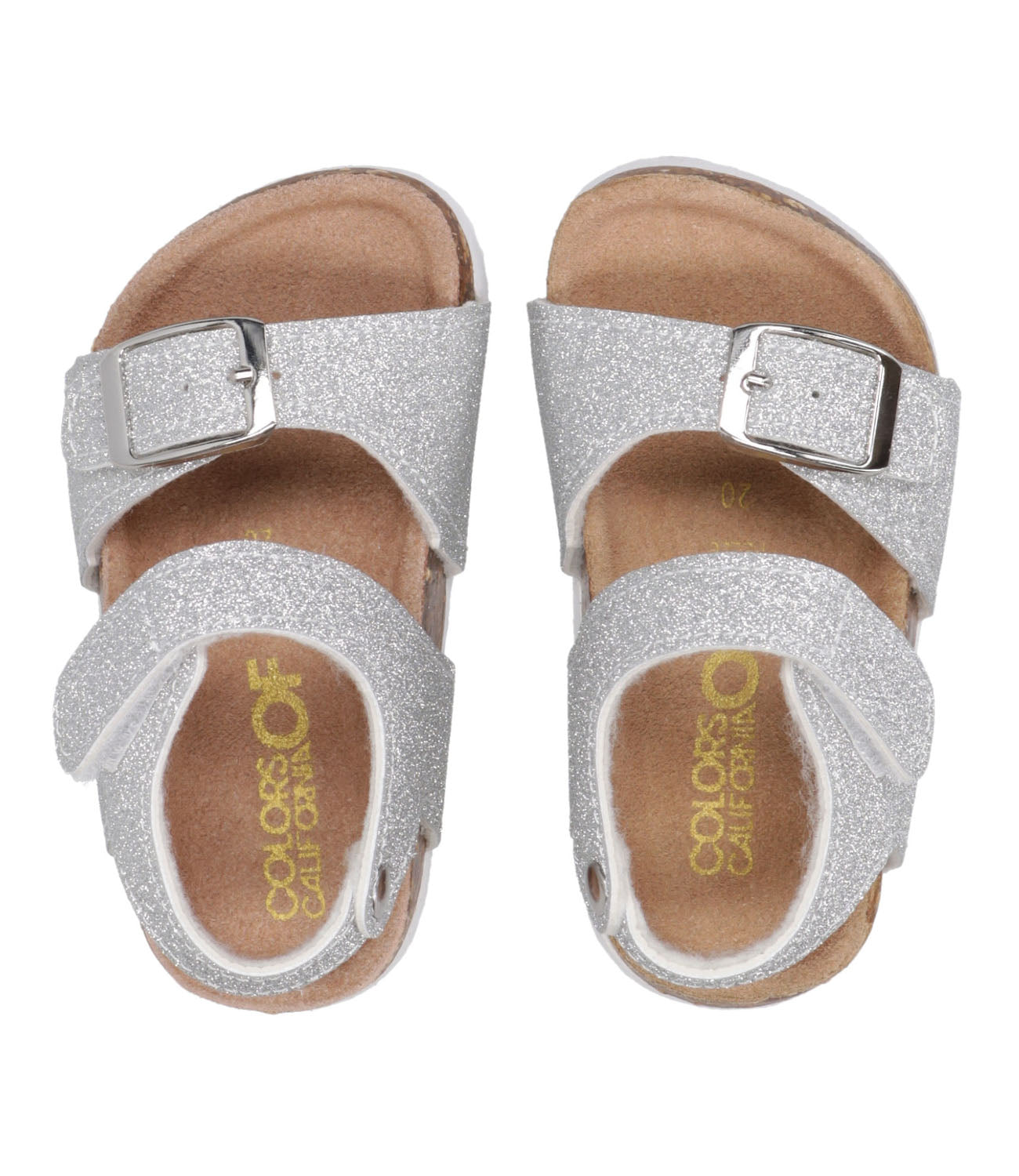 Colors of California Kids | Sandalo Bio Microglitter Argento