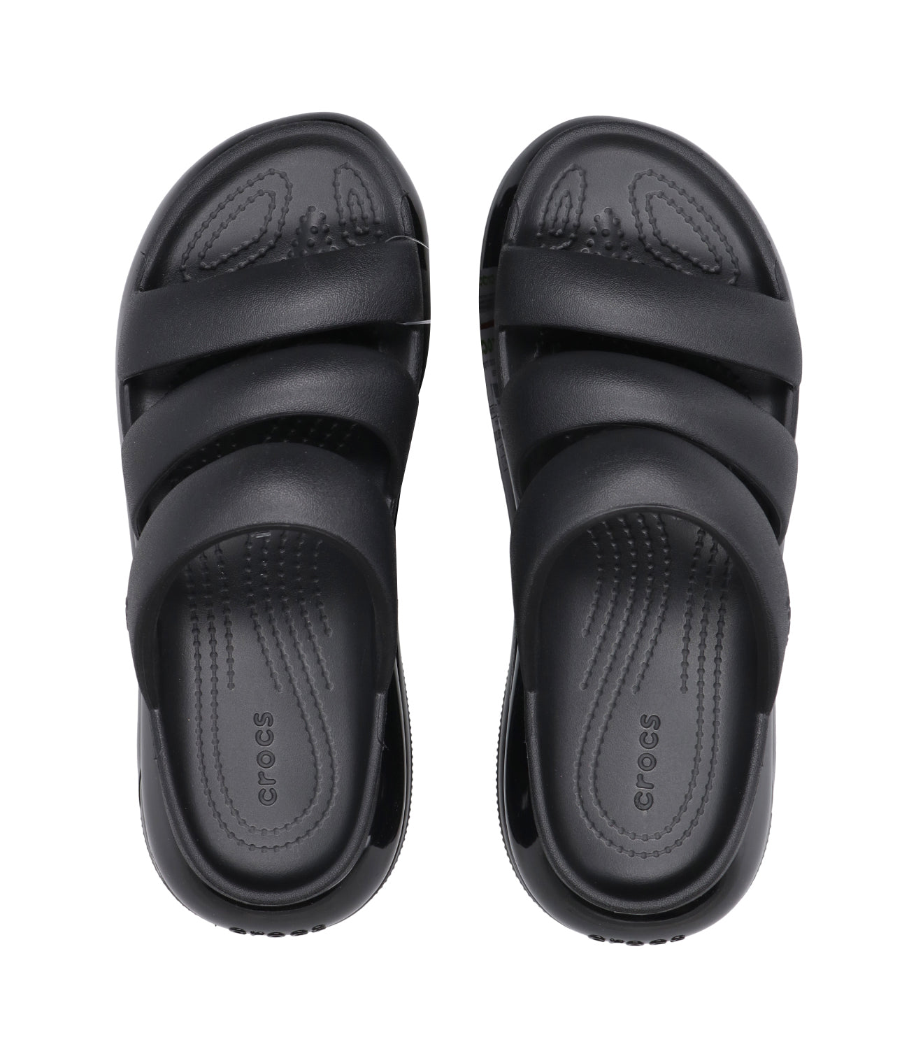 Crocs | Ciabatta Mega Crush Triple Strap Nero