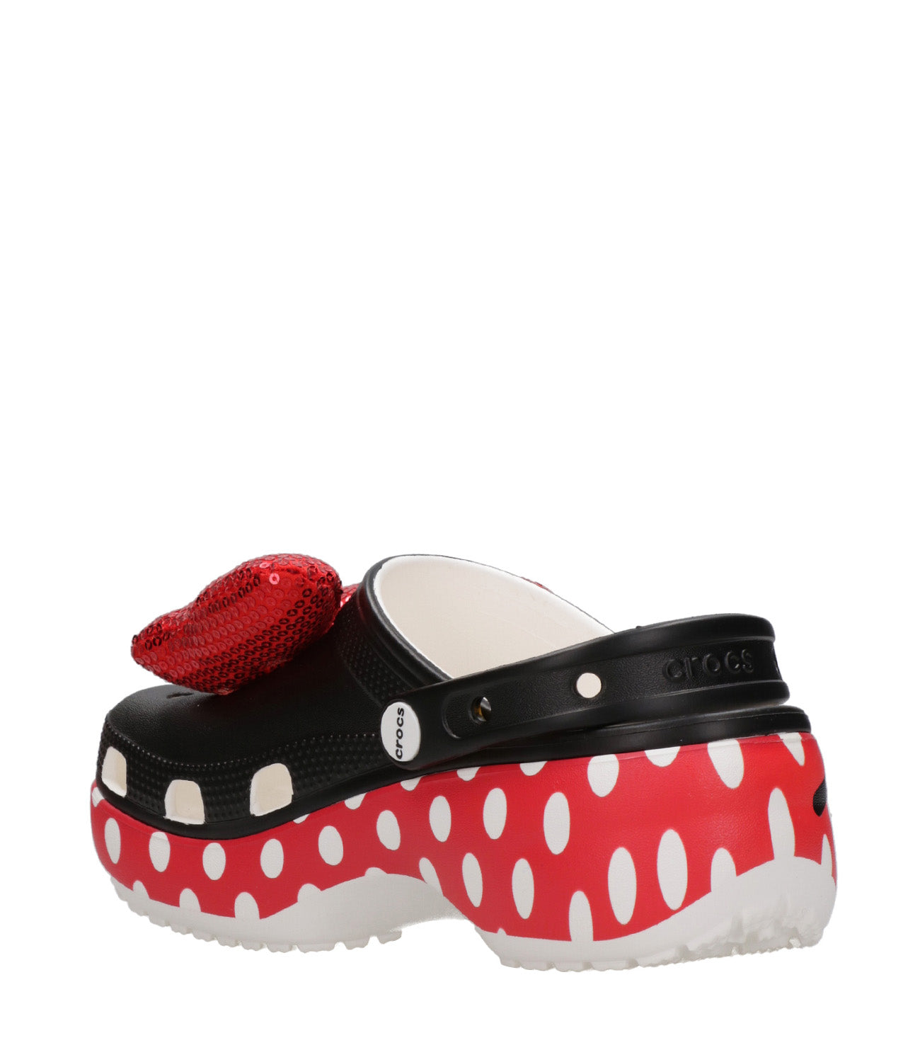 Cros | Sabot Minnie Classic Platform Clog W Nero e Rosso