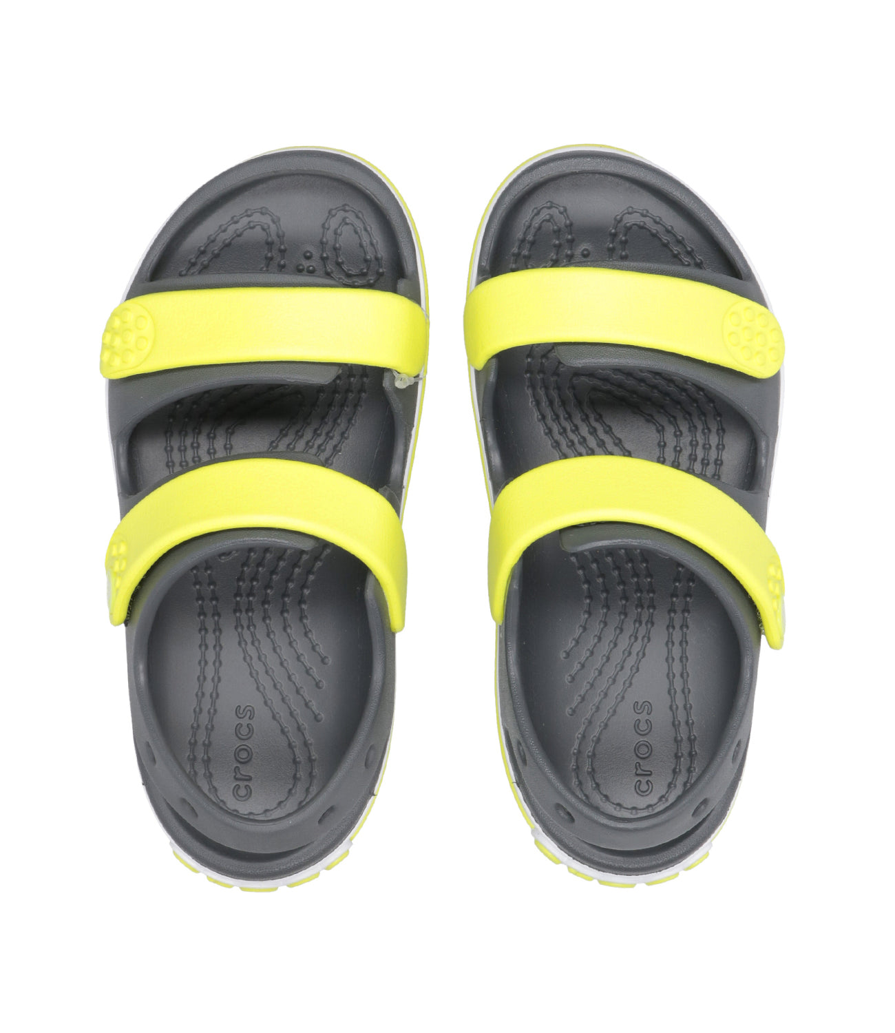 Crocs Kids | Sandalo Crocband Cruiser Grigio e Giallo Fluo