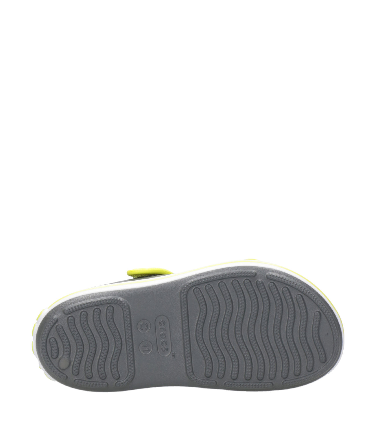 Crocs Kids | Sandalo Crocband Cruiser Grigio e Giallo Fluo