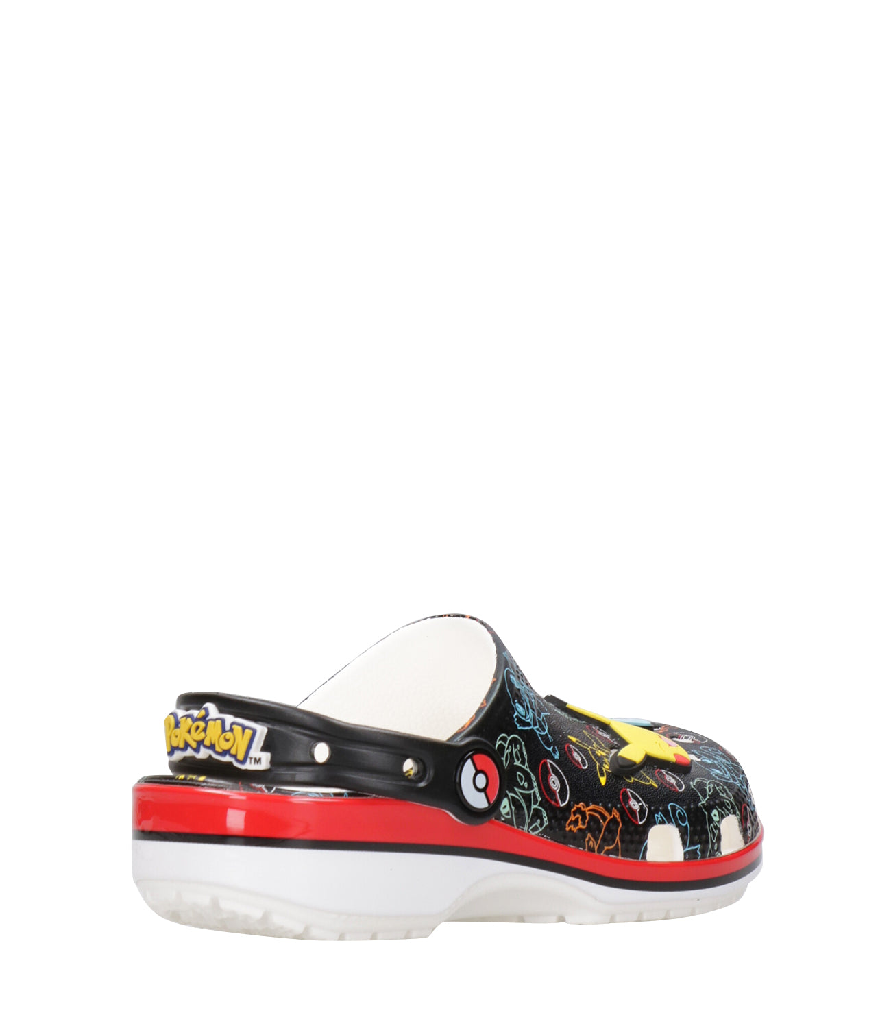 Crocs Kids | Sabot Pokemon Print Classic Clog T Nero e Rosso