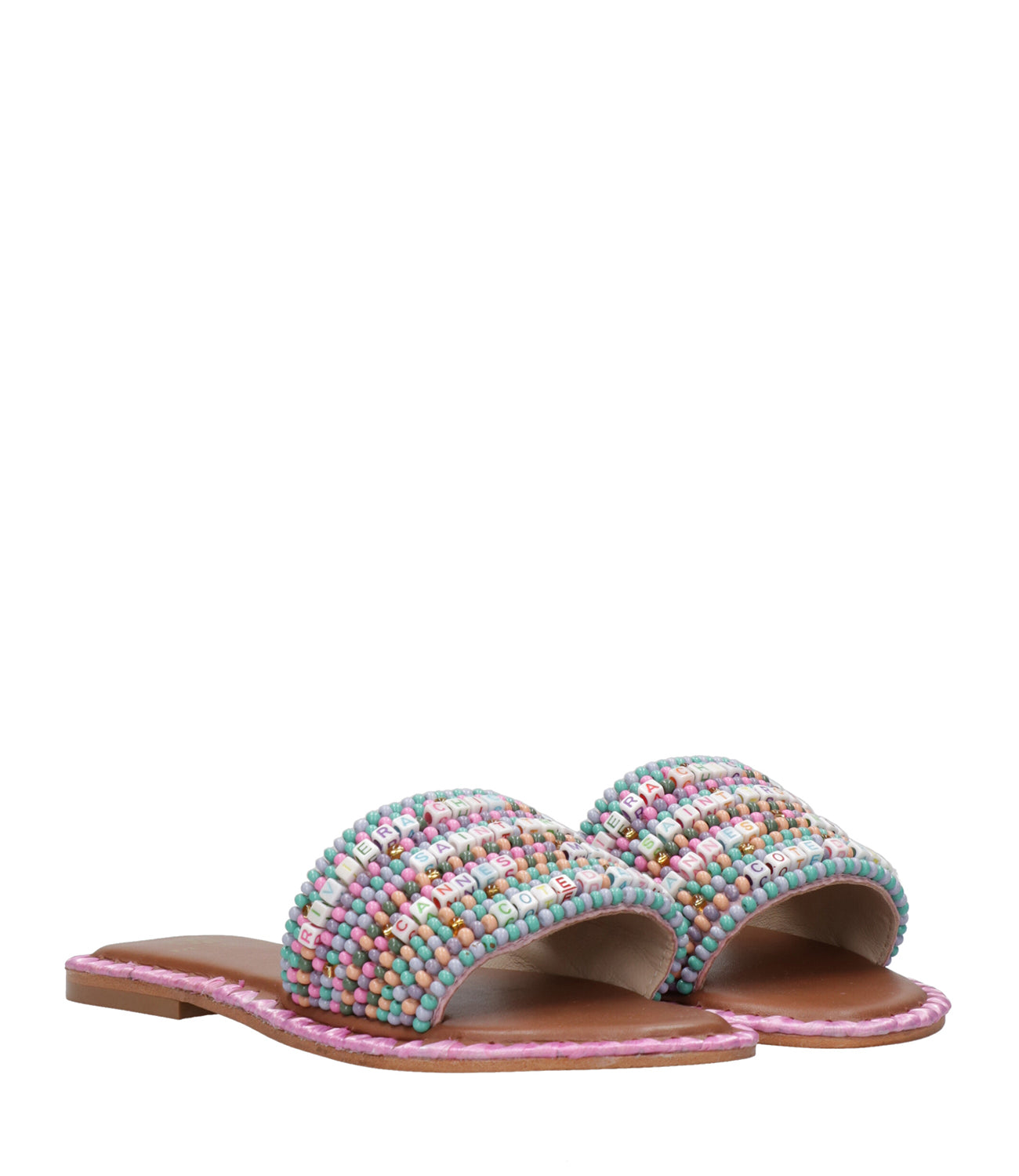 De Siena Shoes | Ciabatta Resort Rosa e Multicolor