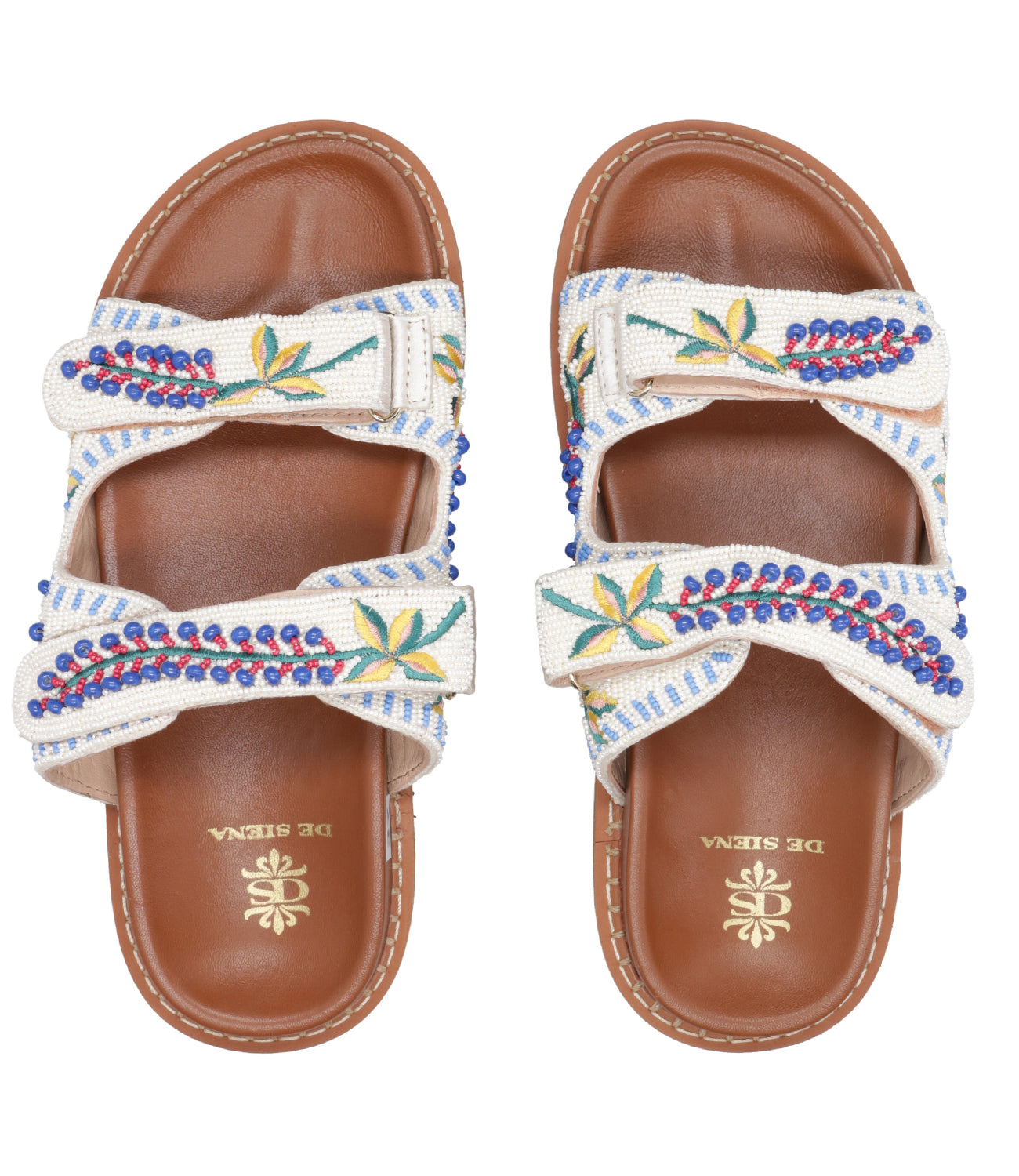 De Siena Shoes | Ciabatta Meadow Bianco sporco