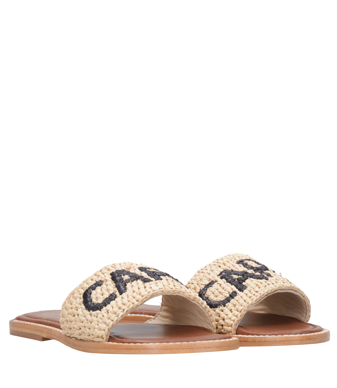 De Siena Shoes | Ciabatta Capri Naturale e Nero