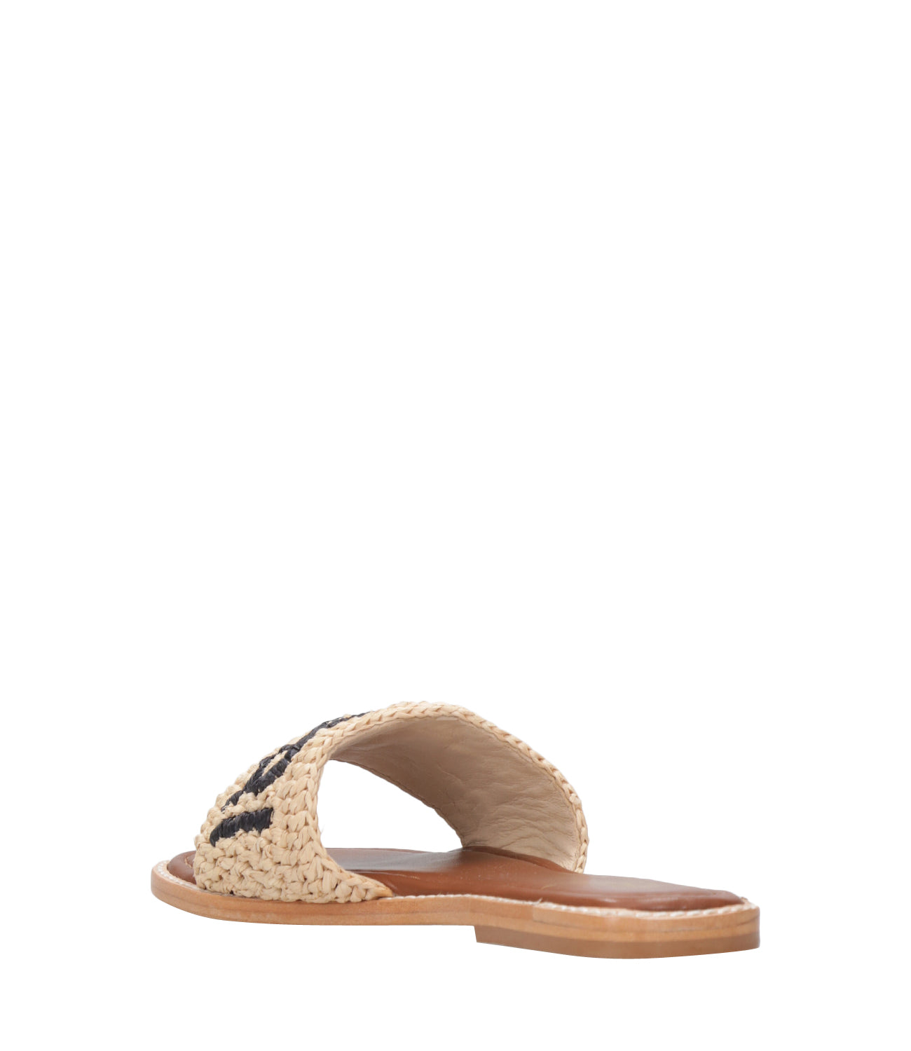 De Siena Shoes | Ciabatta Capri Naturale e Nero