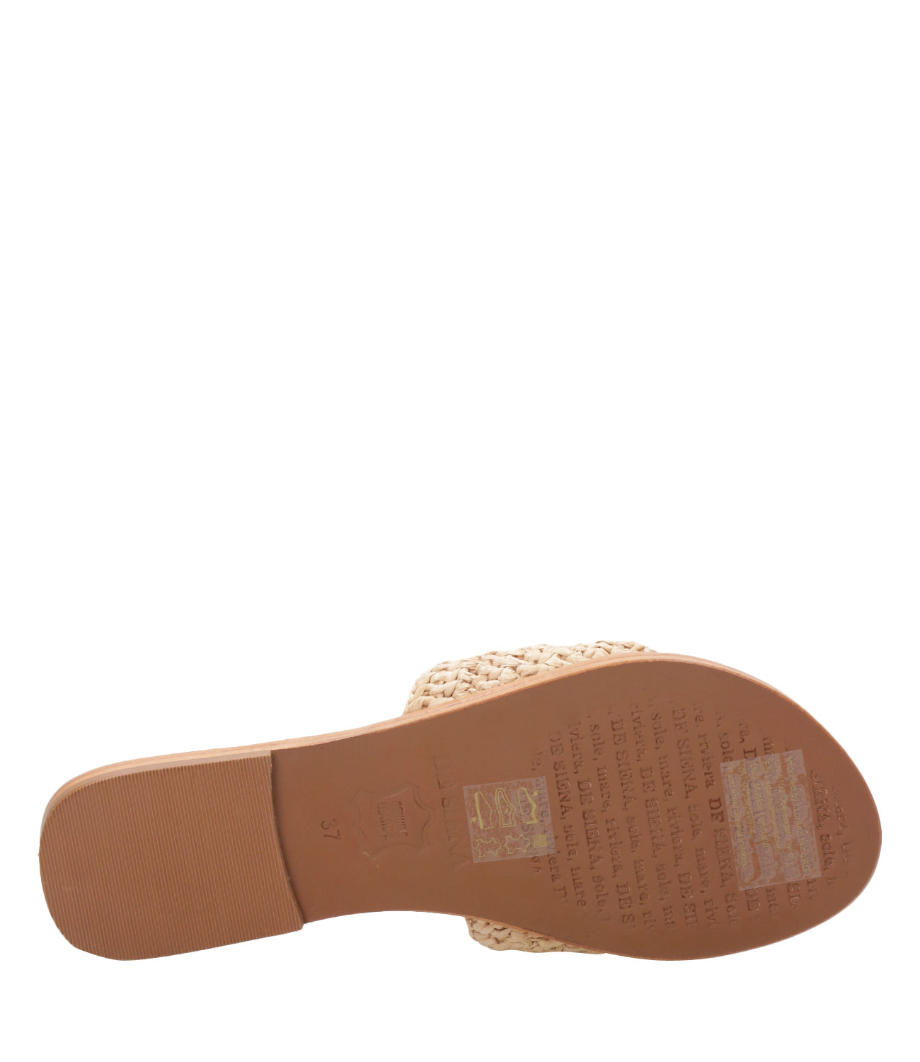 De Siena Shoes | Ciabatta Capri Naturale e Nero