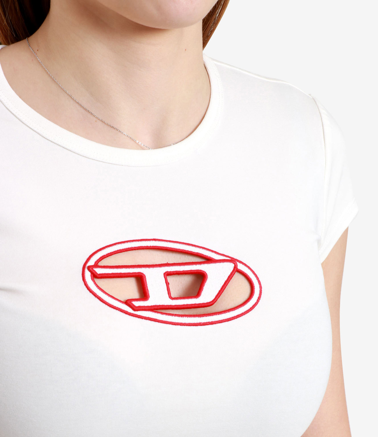 Diesel | T-Shirt T-Angie Bianca e Rossa