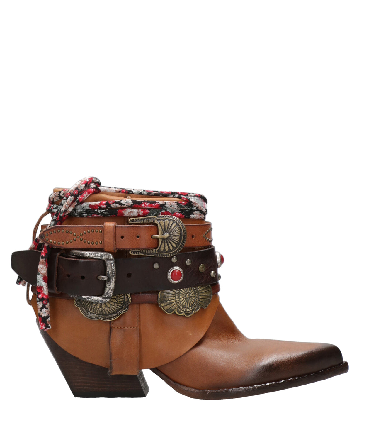 Elena Iachi | Cork Ankle Boot
