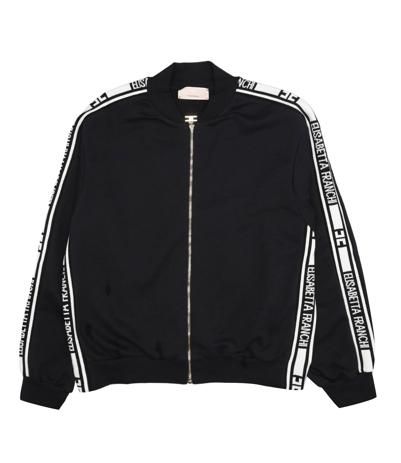 Elisabetta Franchi La Mia Bambina | Sweatshirt Black and Ivory
