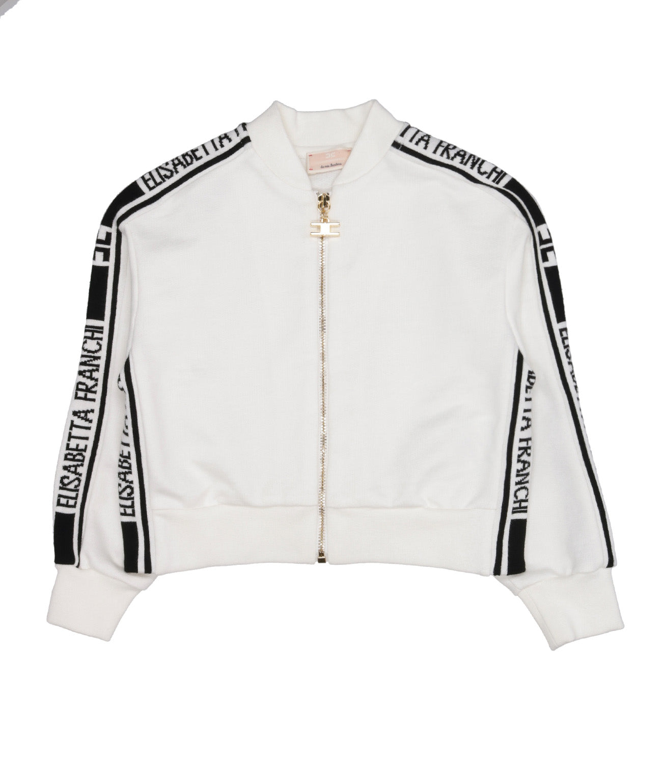 Elisabetta Franchi La Mia Bambina | Felpa Avorio Nero