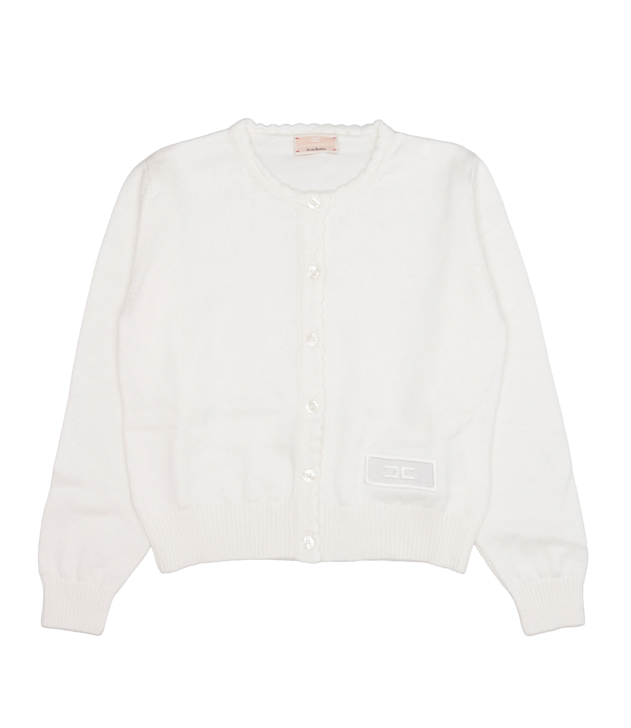 Elisabetta Franchi La Mia Bambina | Cream Cardigan