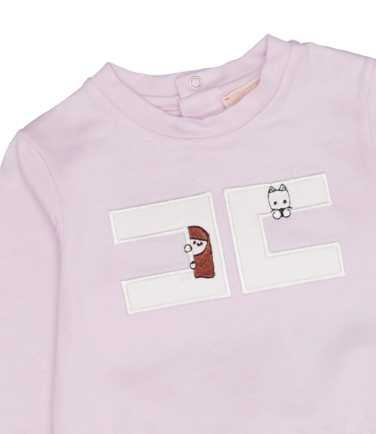 Elisabetta Franchi La Mia Bambina | Set Maglia e Pantalone Rosa baby