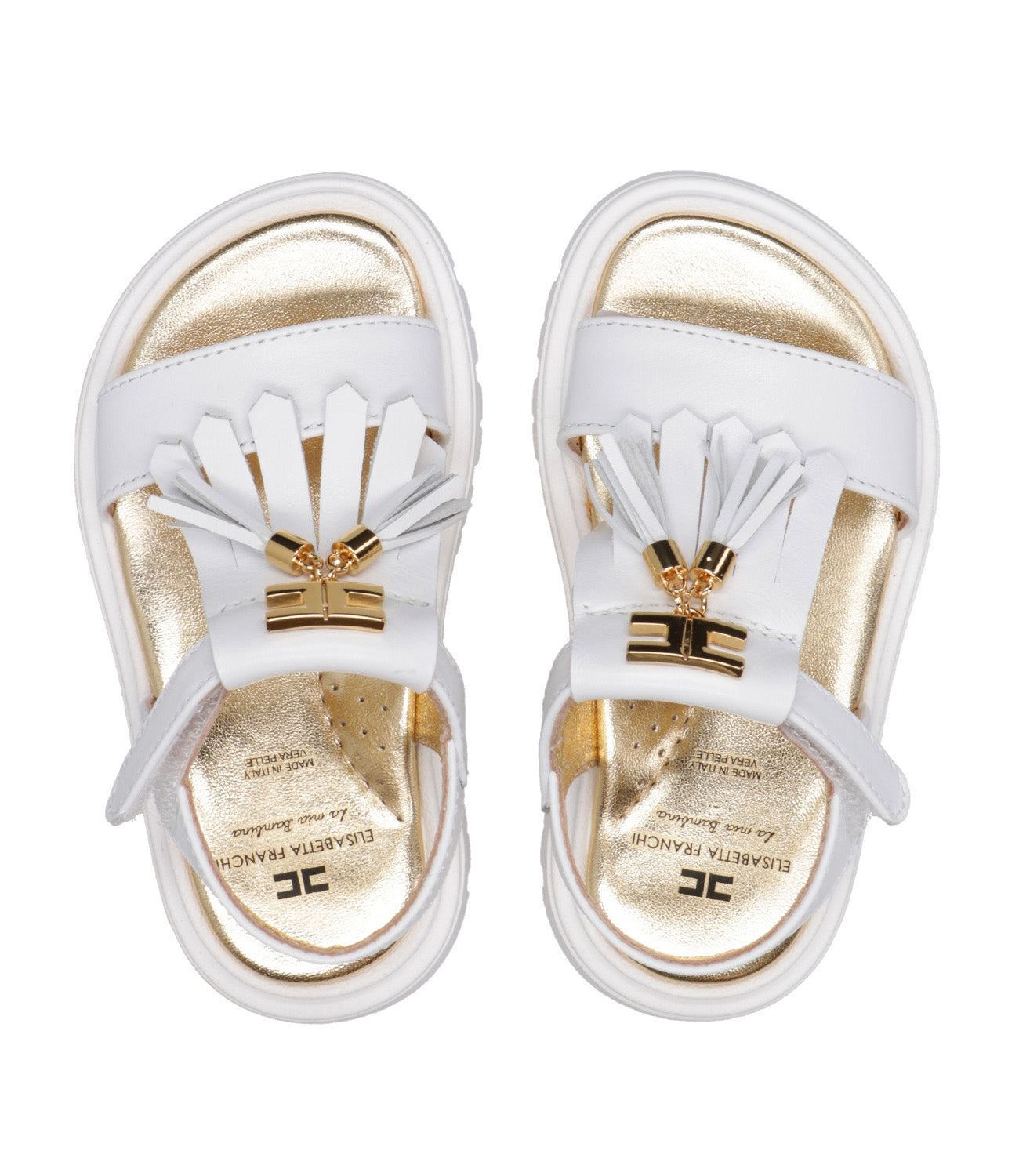 Elisabetta Franchi La Mia Bambina | Sandalo Bianco
