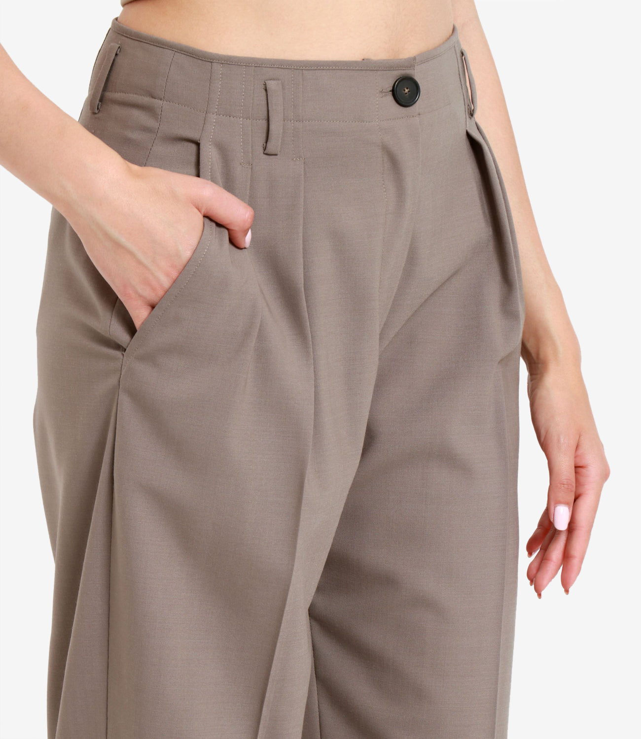 Erika Cavallini | Pantalone Talitha Taupe