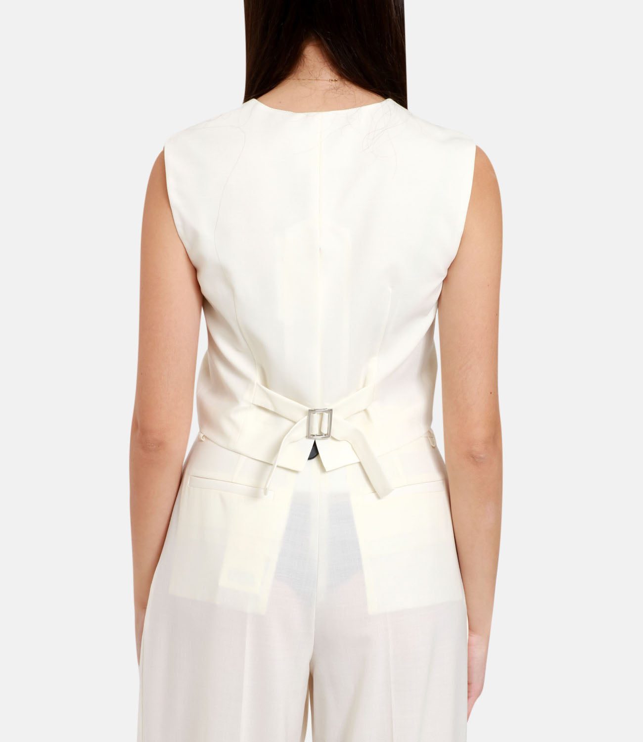 Erika Cavallini | Gilet Allegra Panna