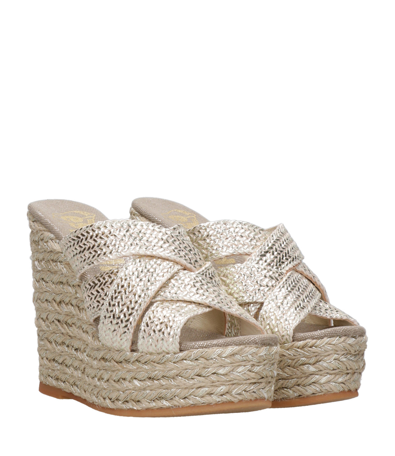 Espadrilles | Ciabatta Nico Trenzas Platino